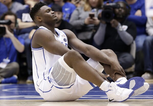 With Zion injured No. 8 UNC routs No. 1 Duke 88 72 AP News